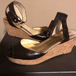 Brown leather sandals